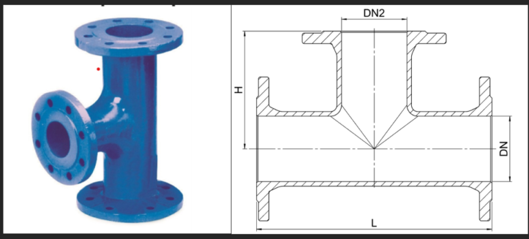 Ductile Iron Flange Tee Fitting - Mepengineerings