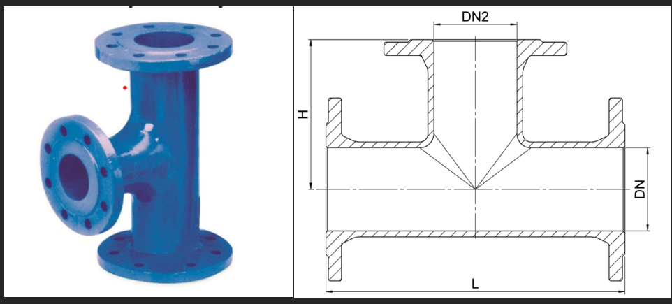 Ductile Iron Flange Tee Fitting Mepengineerings Ductile Iron Flange Tee Fitting Mepengineerings
